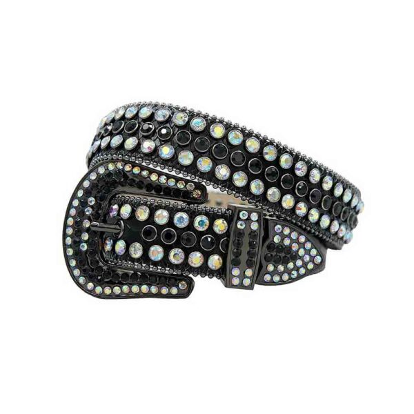 Black-Leather-Strap-with-Multi-Color-and-Black belt
