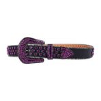 Black-Leather-Strap-with-Purple-Rhinestone-Belt