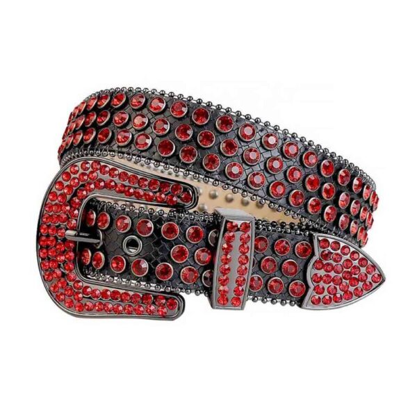 Black-Leather-Strap-with-Red belt