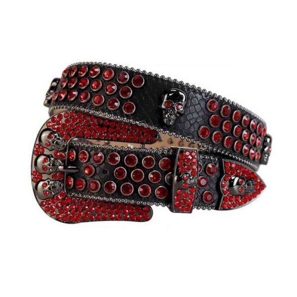 Black-Leather-Strap-with-Skulls-Studded-All-Red-Rhinestone-Belt