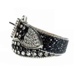 Black-Leather-With-Black-Diamond-White belt