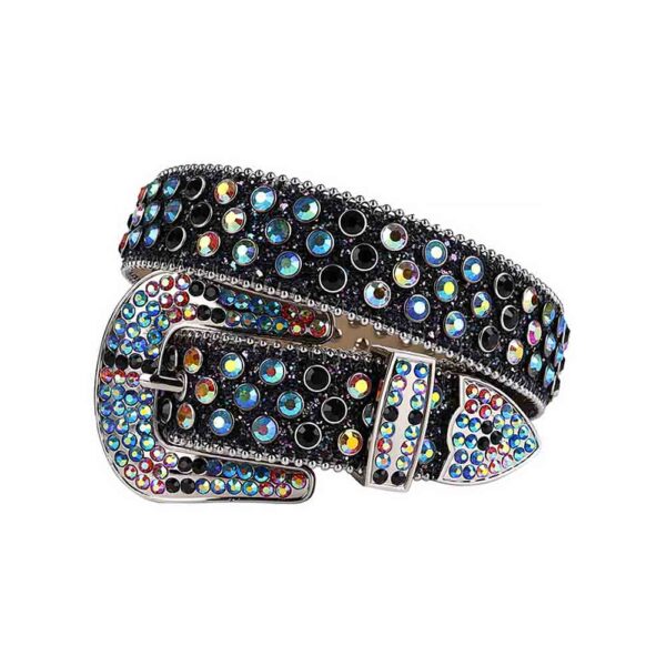 Black-Shimmer-Leather-with-Multi-and-Black belt