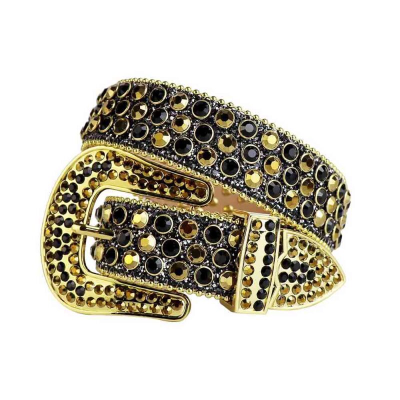Black-Strap-With-Black-Gold belt