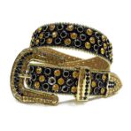 Black-Strap-With-Gold-and-Black belt