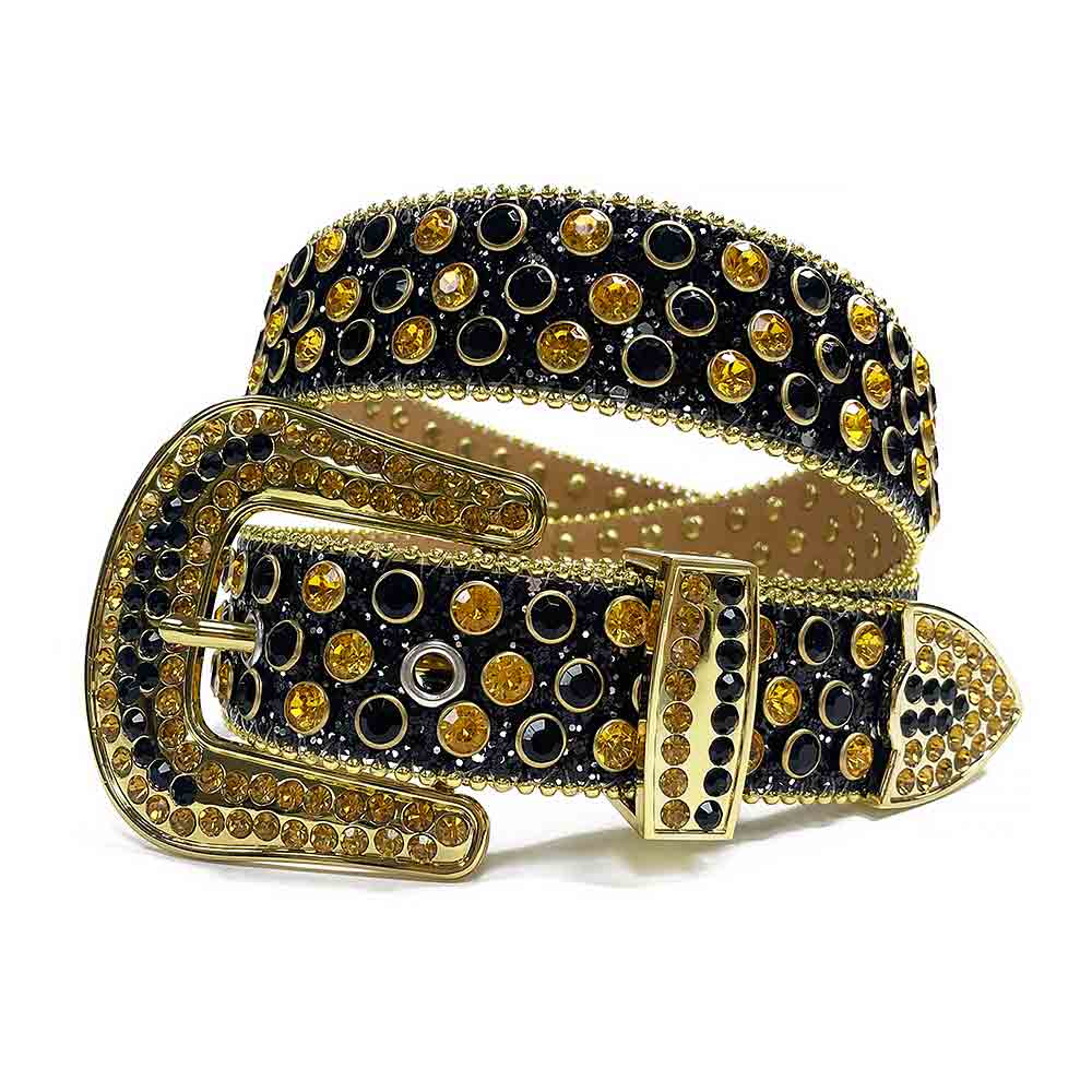 Black-Strap-With-Gold-and-Black belt