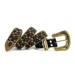 Black-Strap-With-Gold-and-Black belt