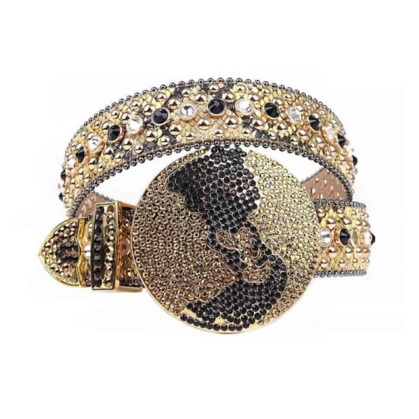 Gold-Black-Globe-Leather-with-White-and-Black belt