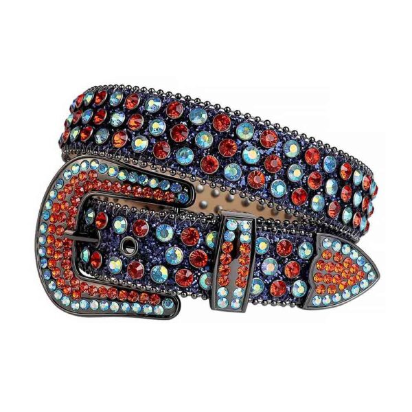 Navy-Shimmer-Leather-Blue-and-Red belt