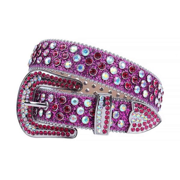 Purple-Shimmer-Strap-Red-and-Multi belt
