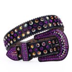 RRB-black-purple-diamond belt
