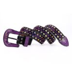 RRB-black-purple-diamond belt