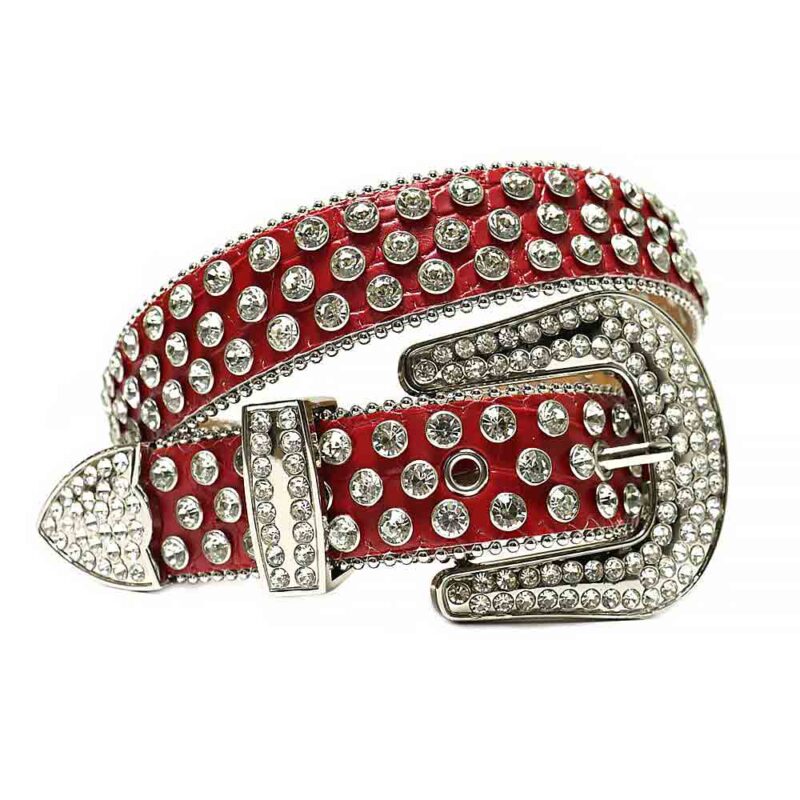 Red-Leather-with-White belt