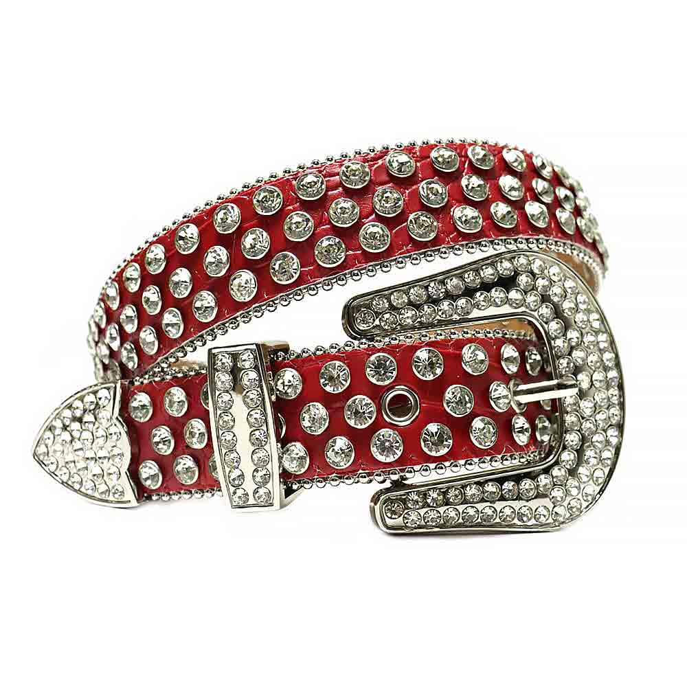 Red-Leather-with-White belt
