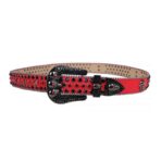 Red-Strap-with-Skulls-Black-and-Red belt