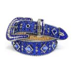 Royal-Blue-Shimmer-Leather-Large-Blue-and-White belt