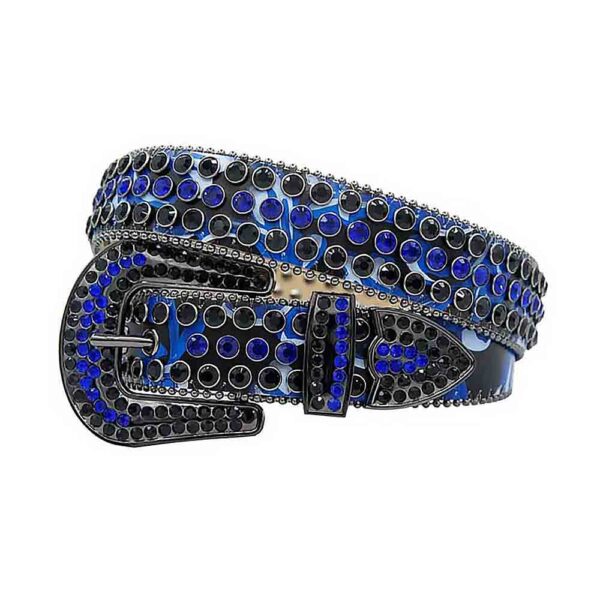 Royal-Blue-and-Black-strap-and-Royal-Blue-and-Black-stone-belt