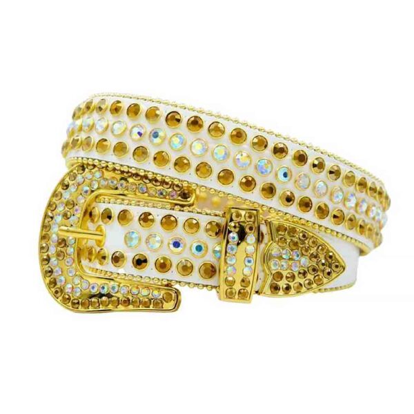 White-Leather-Iridescent-and-Gold belt