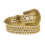 White-Leather-Strap-with-Gold belt