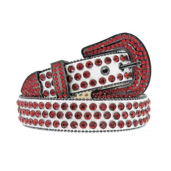 White-Leather-Strap-with-Red belt