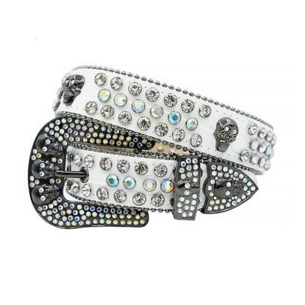 White-Strap-w-Skulls-White-Iridescent-Belt