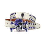 White-strap-rhinestone-belt