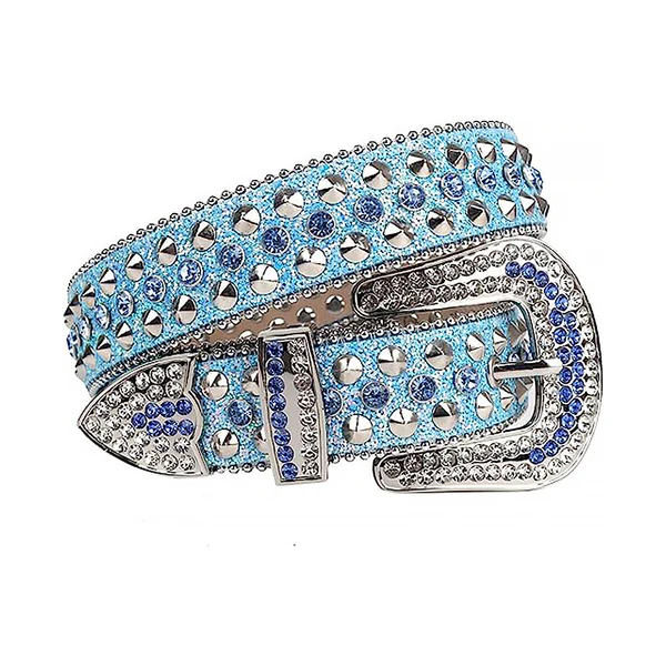 blue-strap-rhinestone-belt