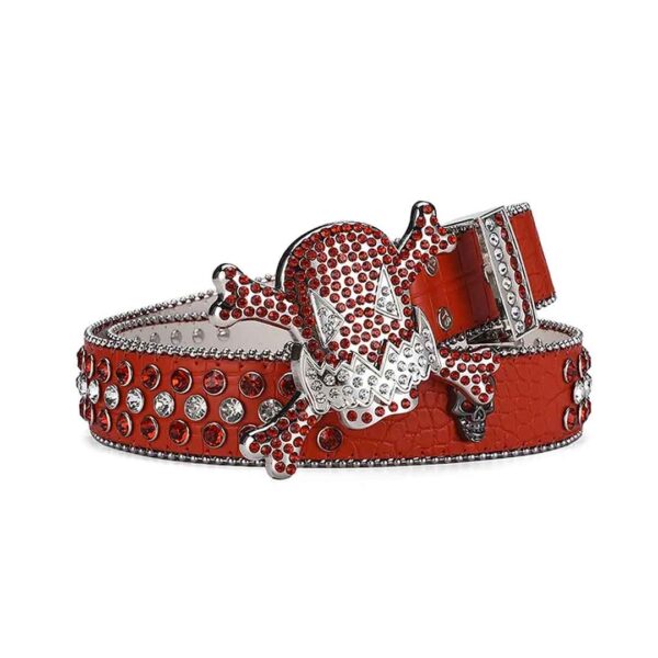 red-strap-rhinestone-belt