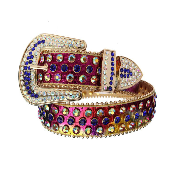 pink-strap-rhinestone-belt