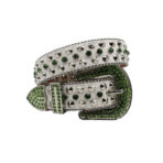 White-strap-rhinestone-belt