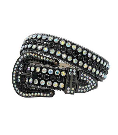 Black-Leather-Strap-with-Multi-Color-and-Black belt